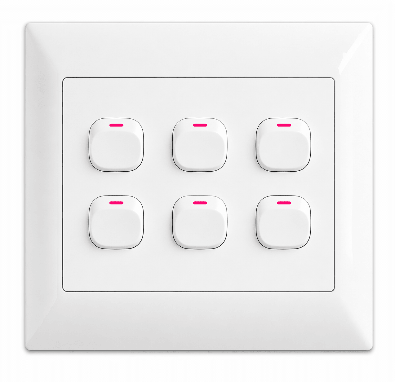 6 Lever 1-Way Switch - 4x4