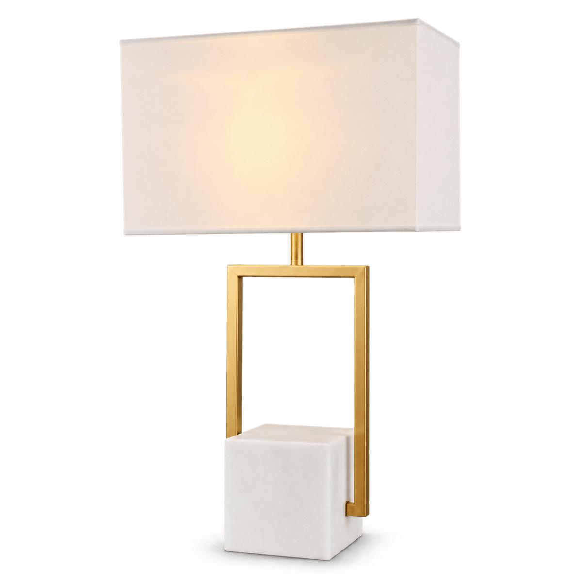 Verdi Gold & Marble Table Lamp — transparent background
