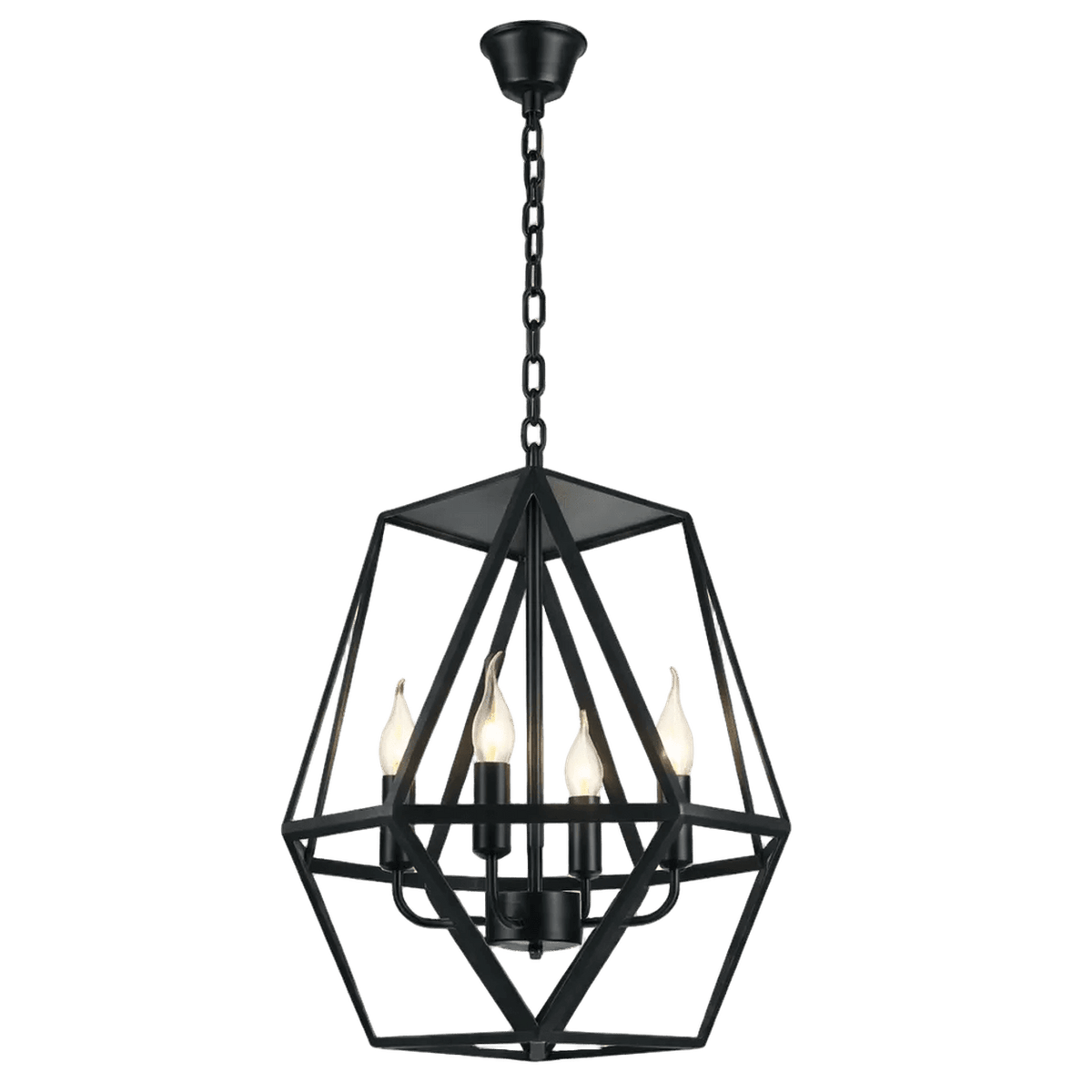 Maun 4 Light Chandelier — transparent background
