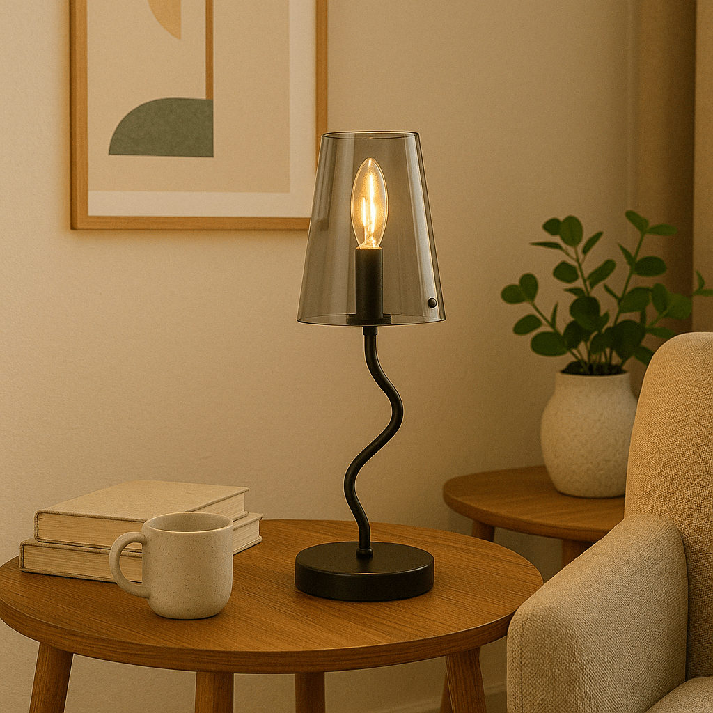Calypso Smokey Table Lamp