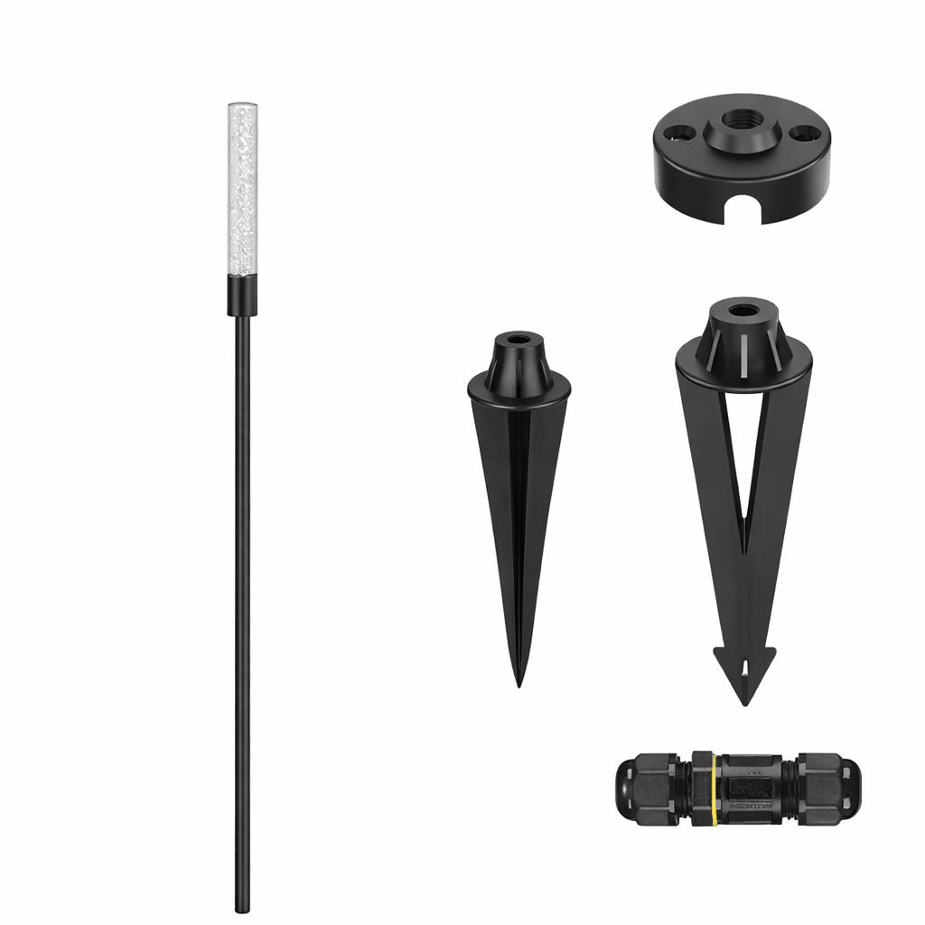 LED Frosted Glass Outdoor Tube Light - 75cm Spike (Pixie)