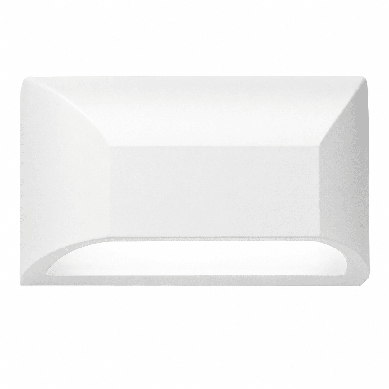 6 Watt LED wall light in white, featuring a modern design suitable for outdoor use.