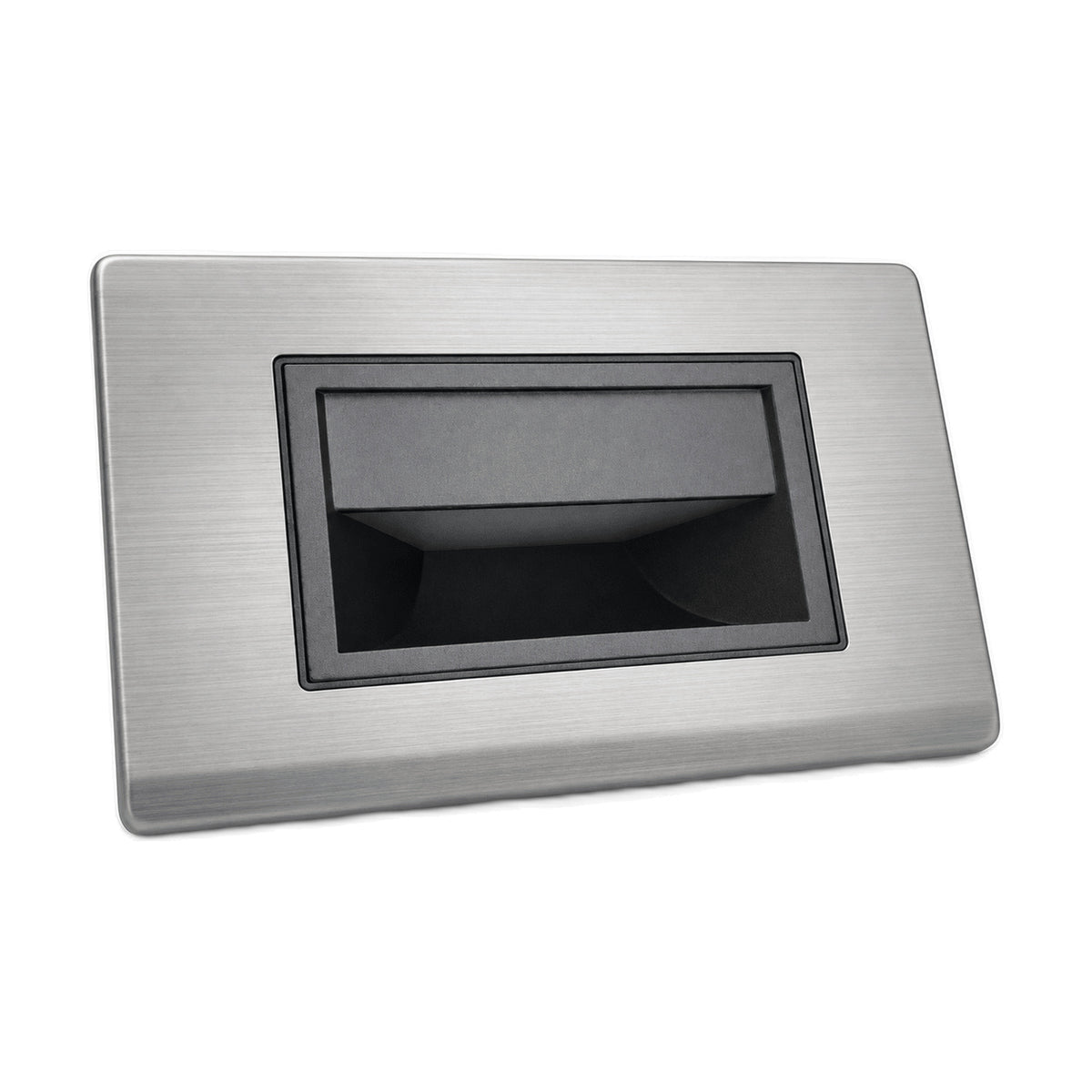 Bermolli Rectangular Recessed Indoor LED Step Light on a white background