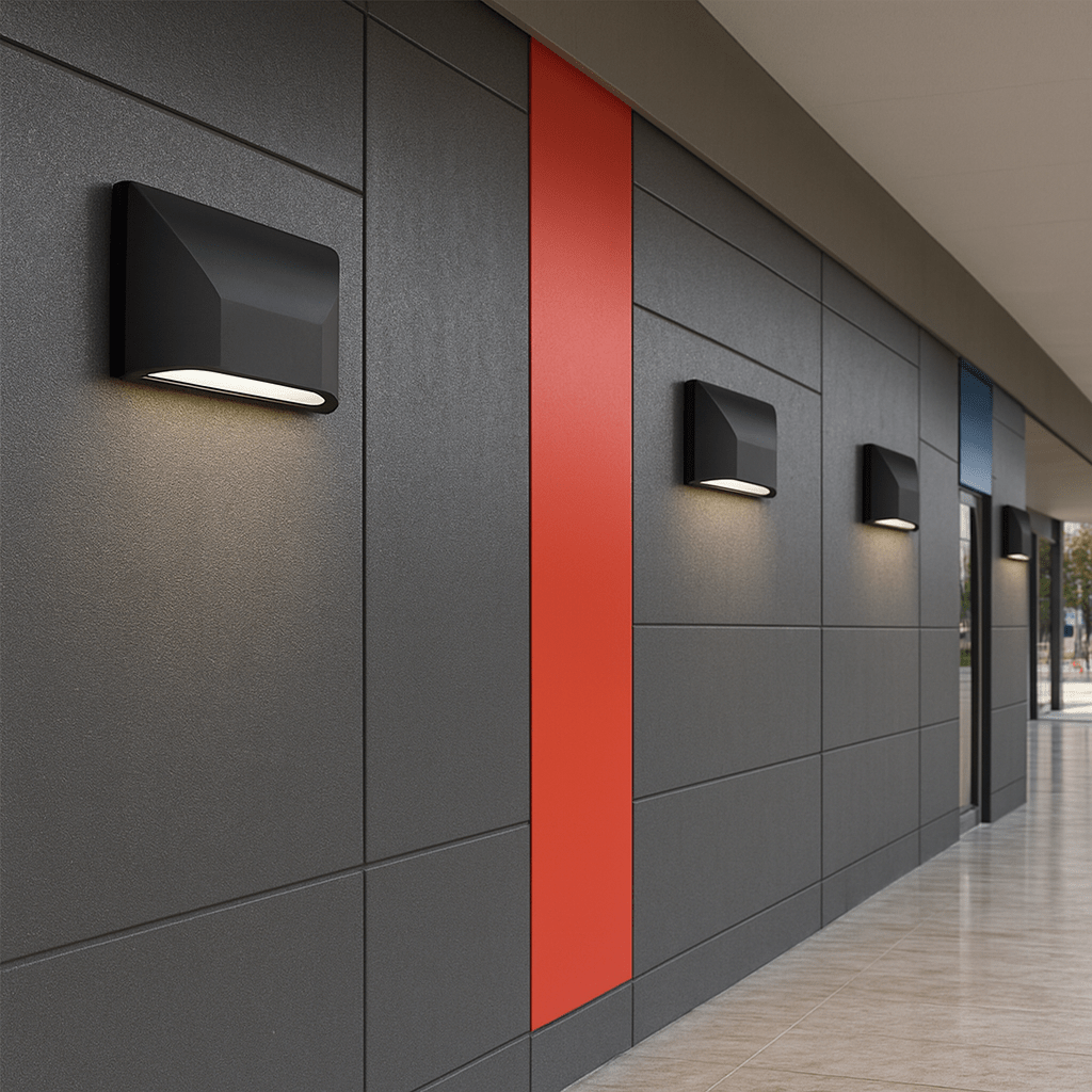 Primary visual showcasing ambient wall lights to enhance your outdoor entertainment area with contextual South African lighting theme