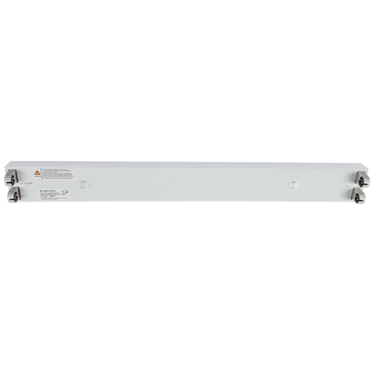 Wide Body Open Channel LED Tube Fittings - Double - 600mm — transparent background