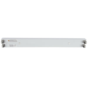 Wide Body Open Channel LED Tube Fittings - Double - 600mm — white background