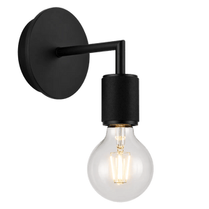 Trend Plain Wall Light - Black