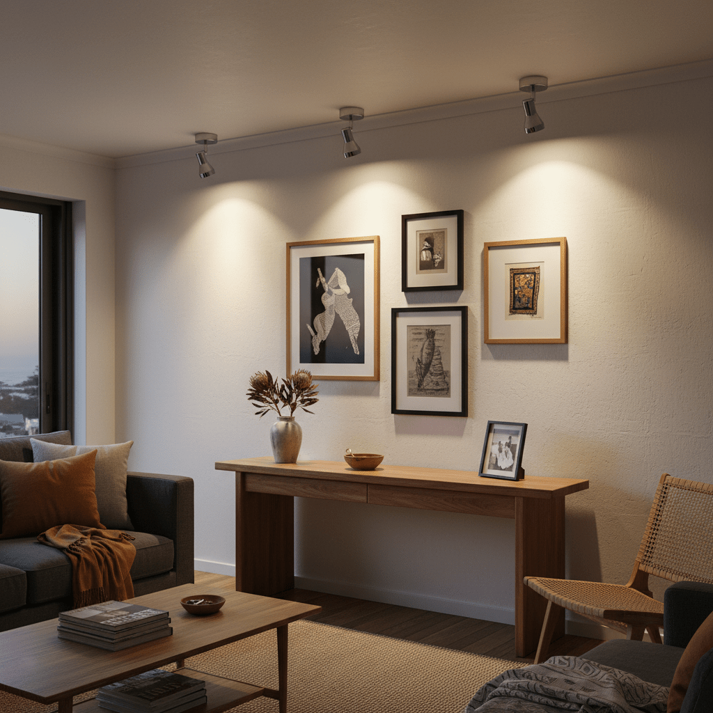 LED Polished Chrome Spotlight Adjustable IP44