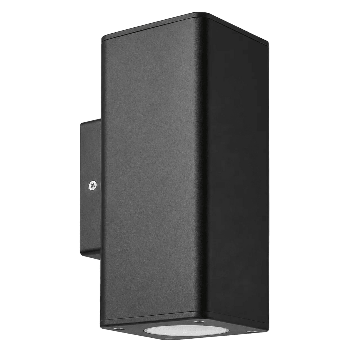 Up & Down Facing ABS Outdoor Wall Light - Black
