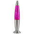 13-Inch Pink Silver Glitter Lamp Glass Aluminium