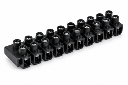 2.5mm 3A Black 12-Way Strip Connector