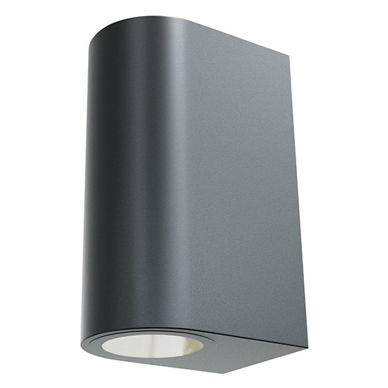 Ombra Black LED Outdoor Wall Light Splash-Proof