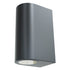 Ombra Black LED Outdoor Wall Light Splash-Proof