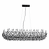 Rialto Gloss Black &amp; Smoke Crystal Chandelier – 14 Light