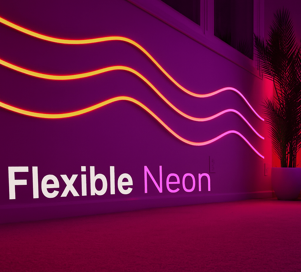 LED Extrusion - Bendable Profile for 6x12mm Neon Flex