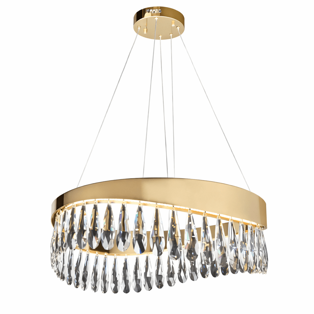 Imperial Round Crystal LED Chandelier