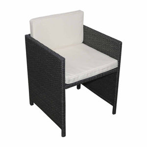8 - Piece Grey & White Rattan Outdoor Patio Furniture Set - Future Decor