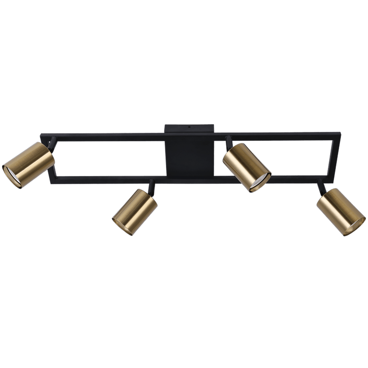 Sammi Black & Brass Spotlight - 4 Light — transparent background