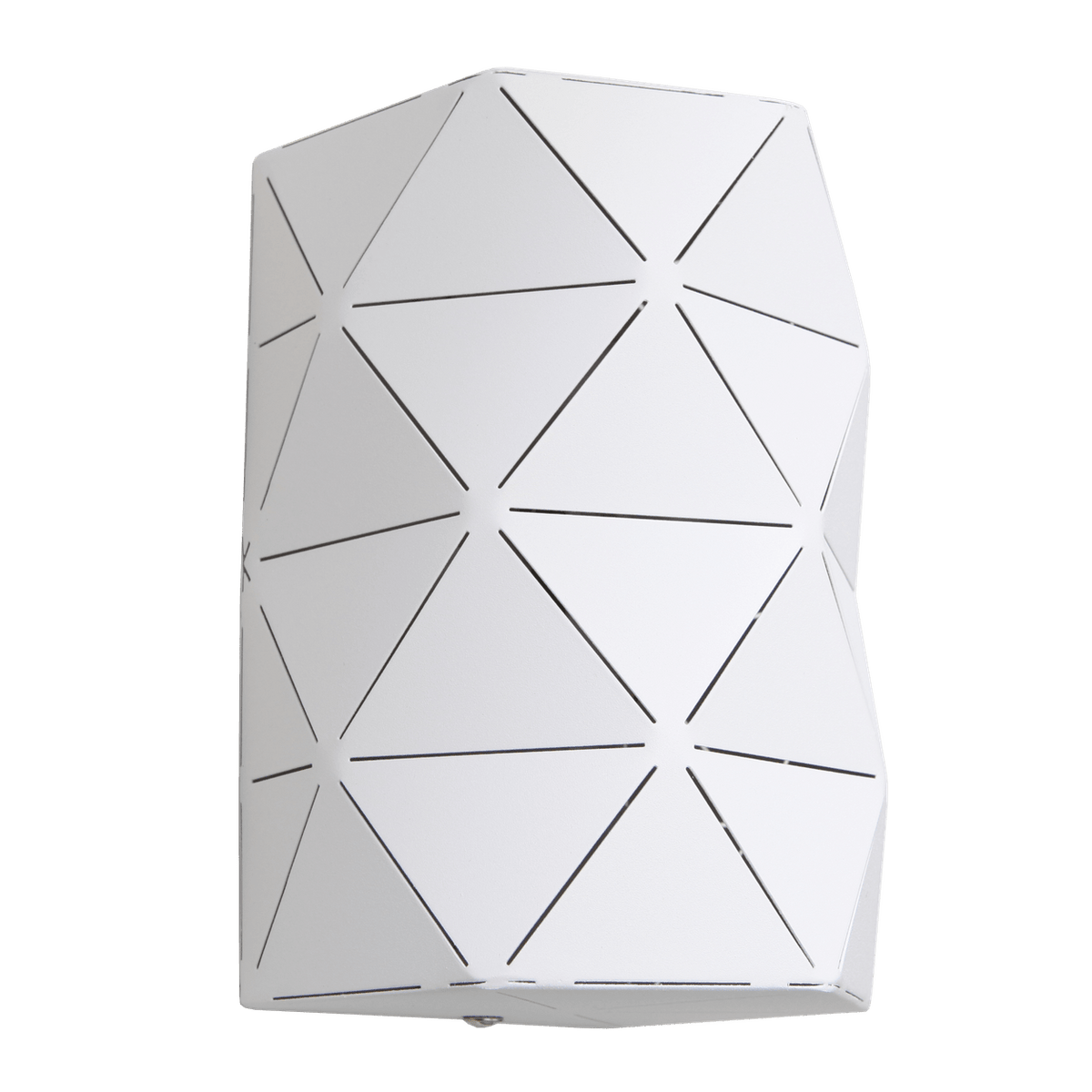 White Laser Cut Wall Light — transparent background