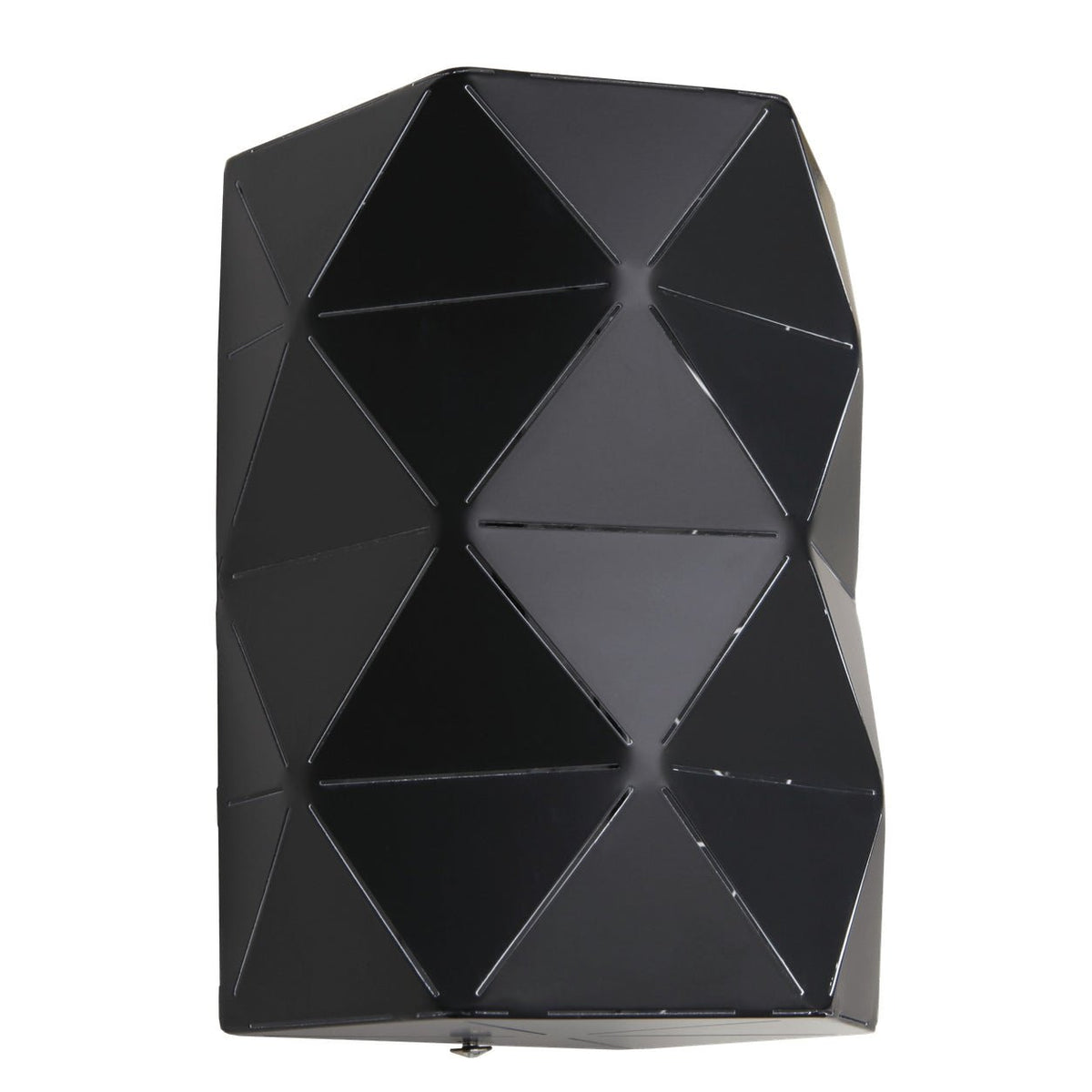 Black Laser Cut Wall Light — white background
