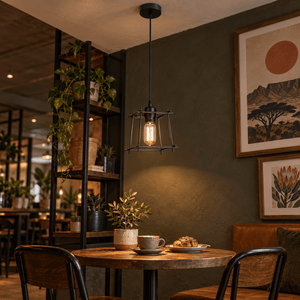Bare Black Pendant Light lifestyle image 2