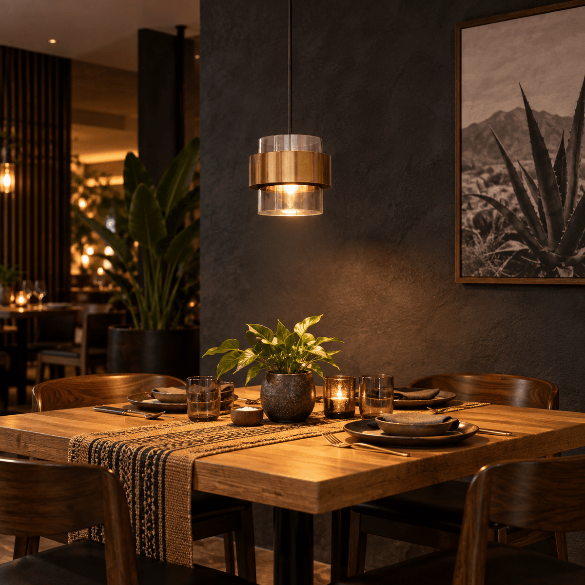 Bon Bon Single Pendant Light lifestyle: Lifestyle Scene