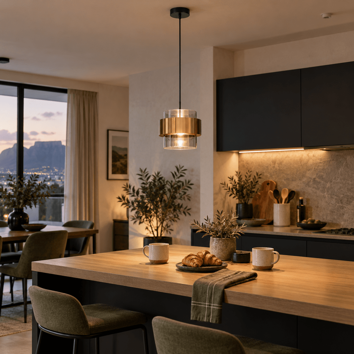 Bon Bon Single Pendant Light lifestyle: Lifestyle Scene
