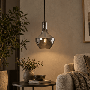 Vase Smoke Glass Pendant Light lifestyle scene 3