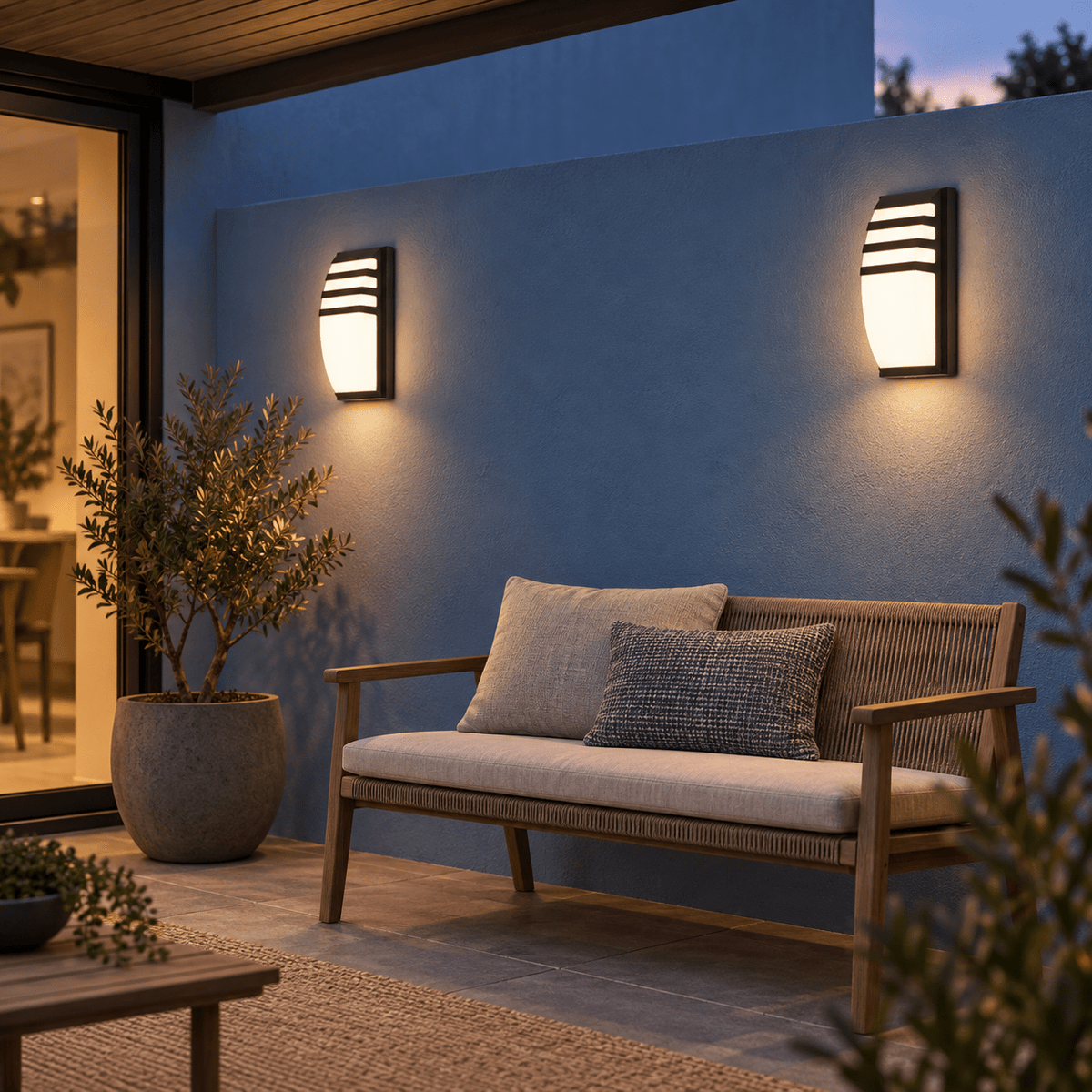 Fanie IP65 Outdoor LED Wall Light lifestyle image 2