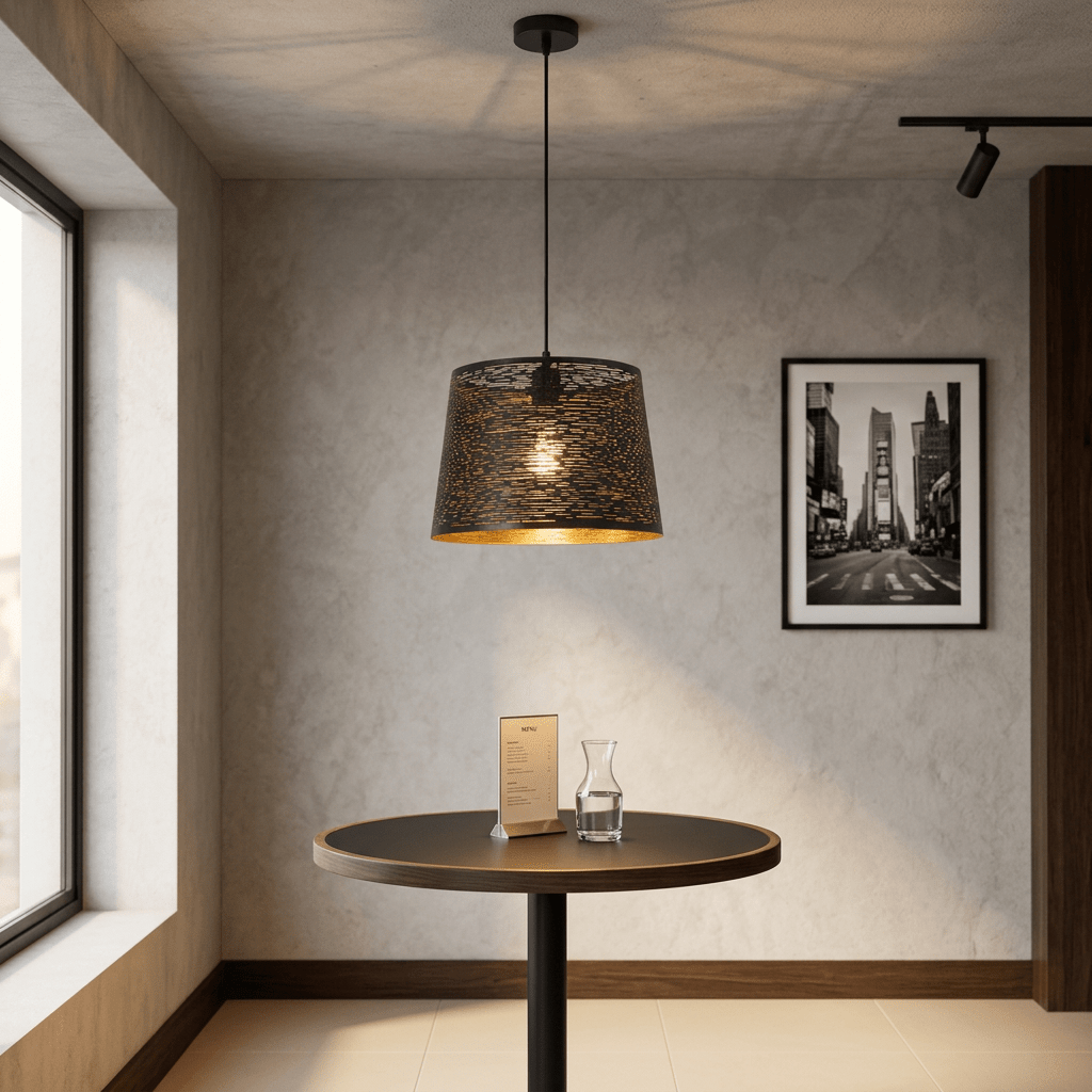 Kada Black & Gold Pendant Light