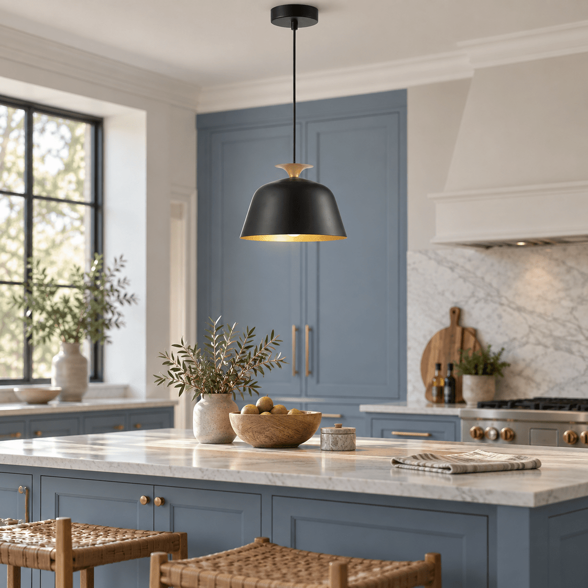 Whoa Black & Gold Pendant Light lifestyle image 1
