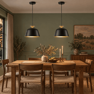 Whoa Black & Gold Pendant Light lifestyle image 2