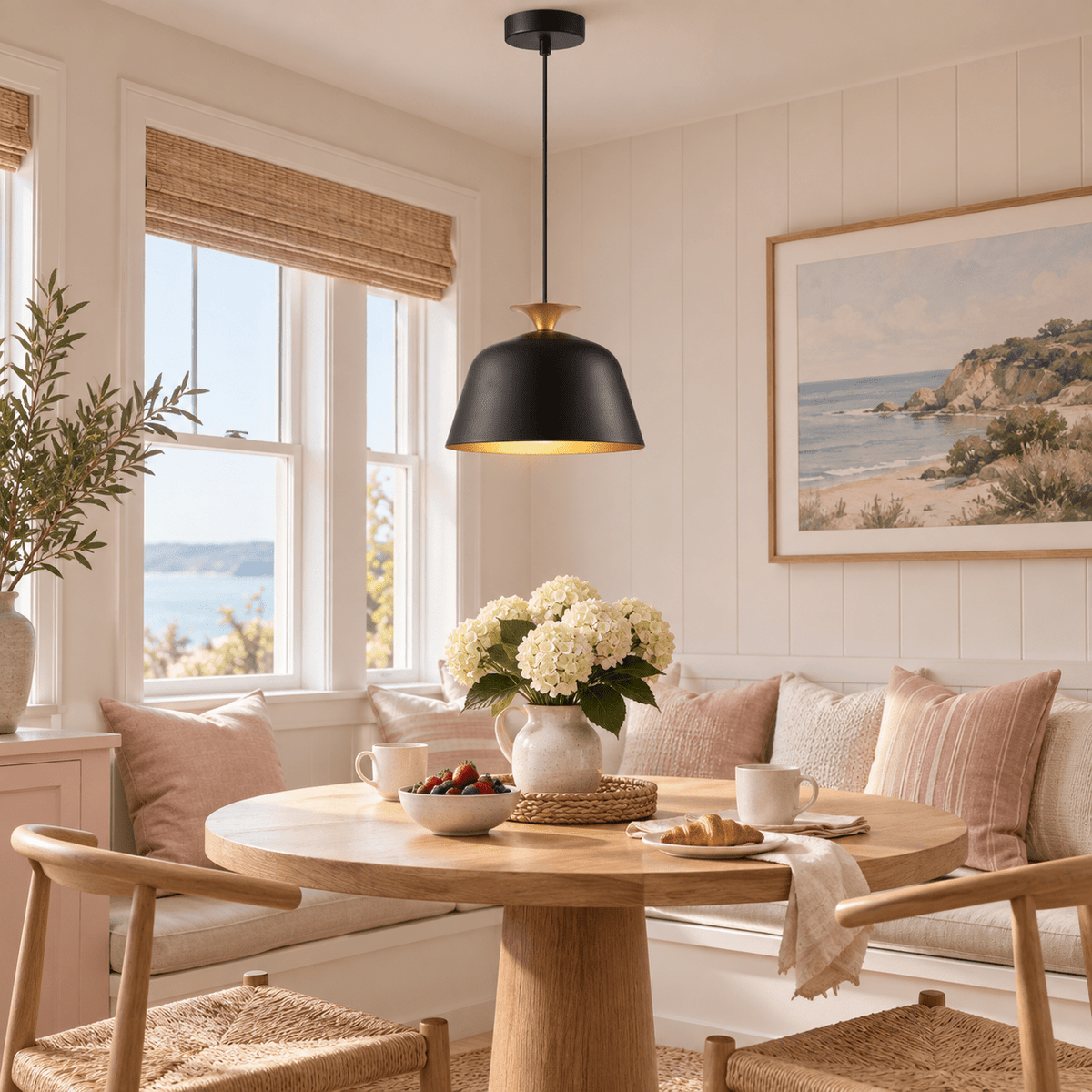 Whoa Black & Gold Pendant Light lifestyle image 4