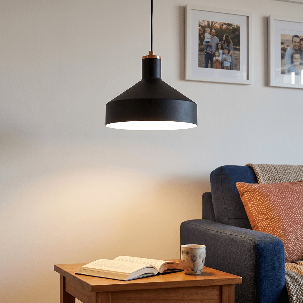Orka Black Pendant Light