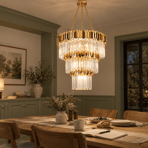 Supreme Large Gold Chandelier lifestyle image — scene 4