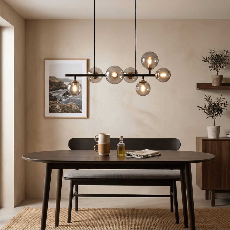 Linear Bubble Pendant Light