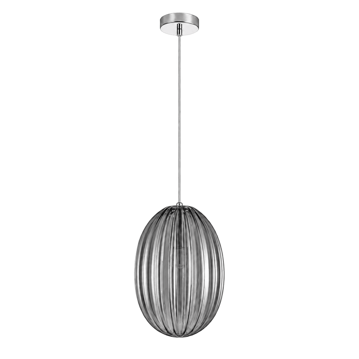 Marilyn Small Smoke Pendant Light on a transparent background