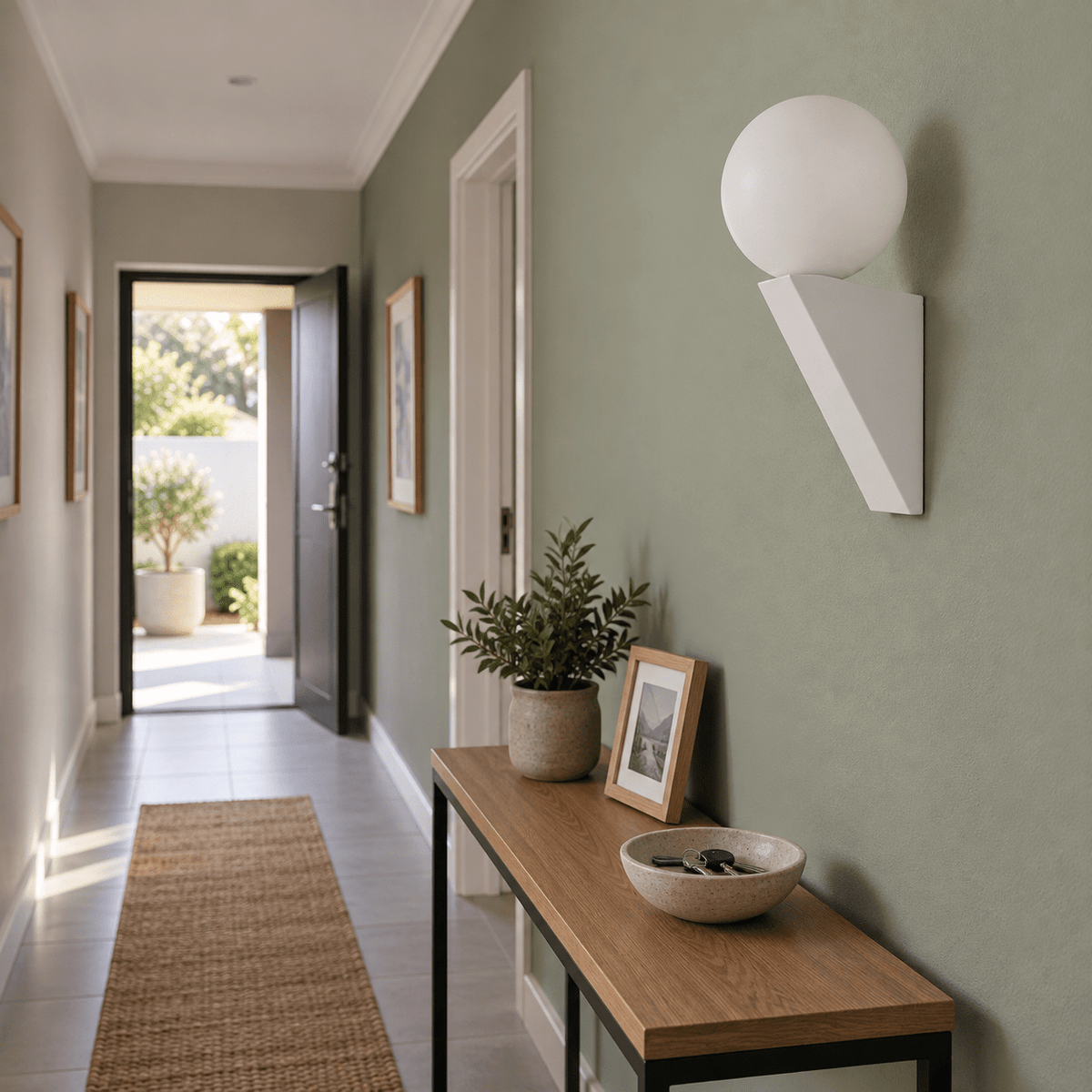 Floyen White Wall Light lifestyle image 2