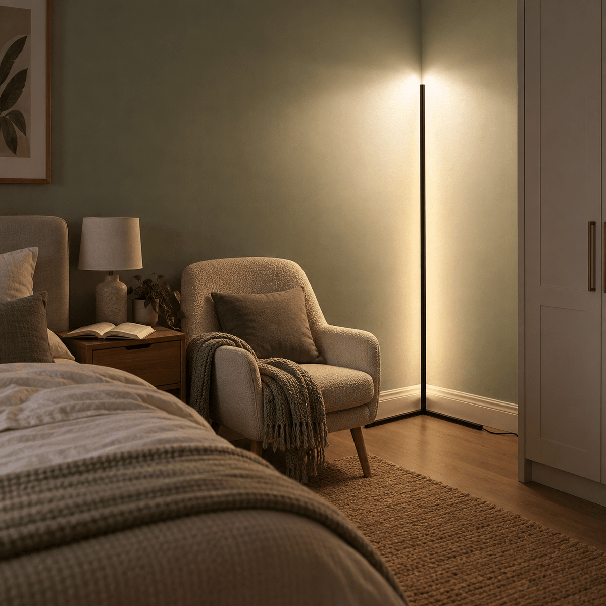 Rangle RGBW LED Floor Lamp lifestyle image 2