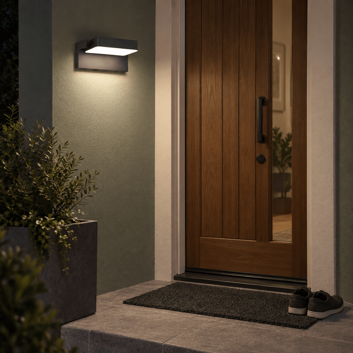 Fido CCT LED Outdoor Wall Light lifestyle image 1