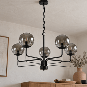 Silt Black & Smoke Chandelier lifestyle image 3