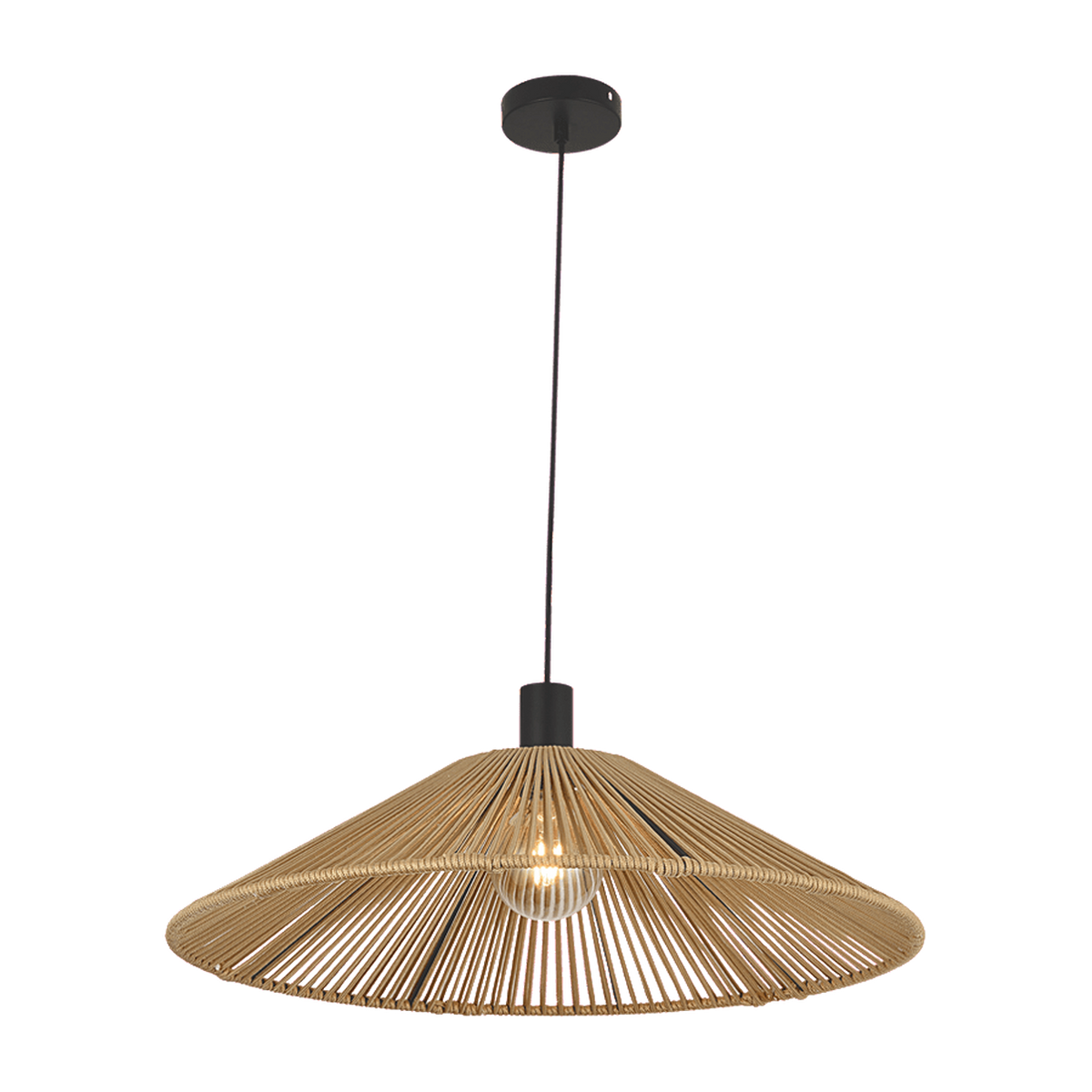 Nata Natural Rope Pendant — transparent background