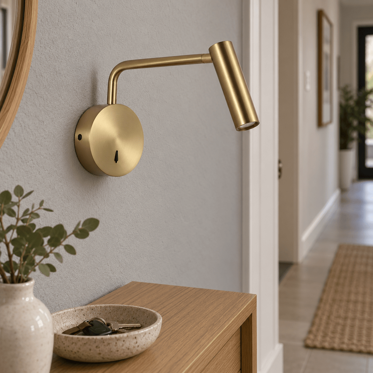 Minine Gold LED Wall Light lifestyle image 3