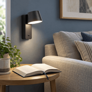 Luigi Black LED Wall Light lifestyle image 1