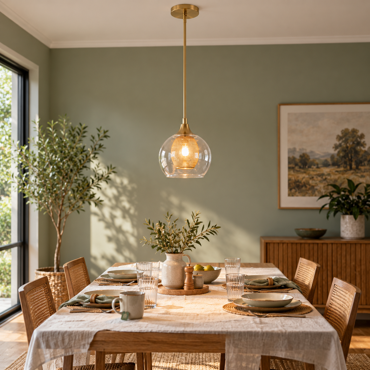 Pandora Gold Pendant Light lifestyle image 1