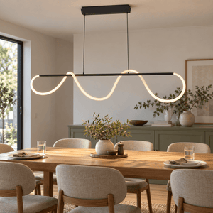 Pana Linear Woven Flex LED Pendant lifestyle image 1