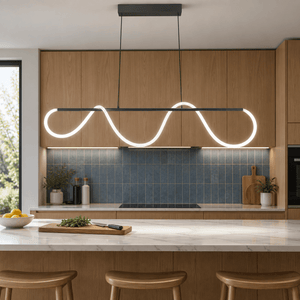 Pana Linear Woven Flex LED Pendant lifestyle image 2