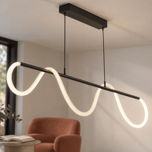 Pana Linear Woven Flex LED Pendant lifestyle image 3