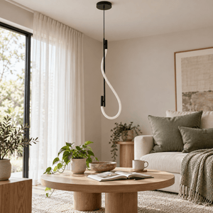 Pana Hanging Woven Flex LED Pendant lifestyle image 2