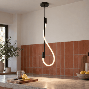 Pana Hanging Woven Flex LED Pendant lifestyle image 3